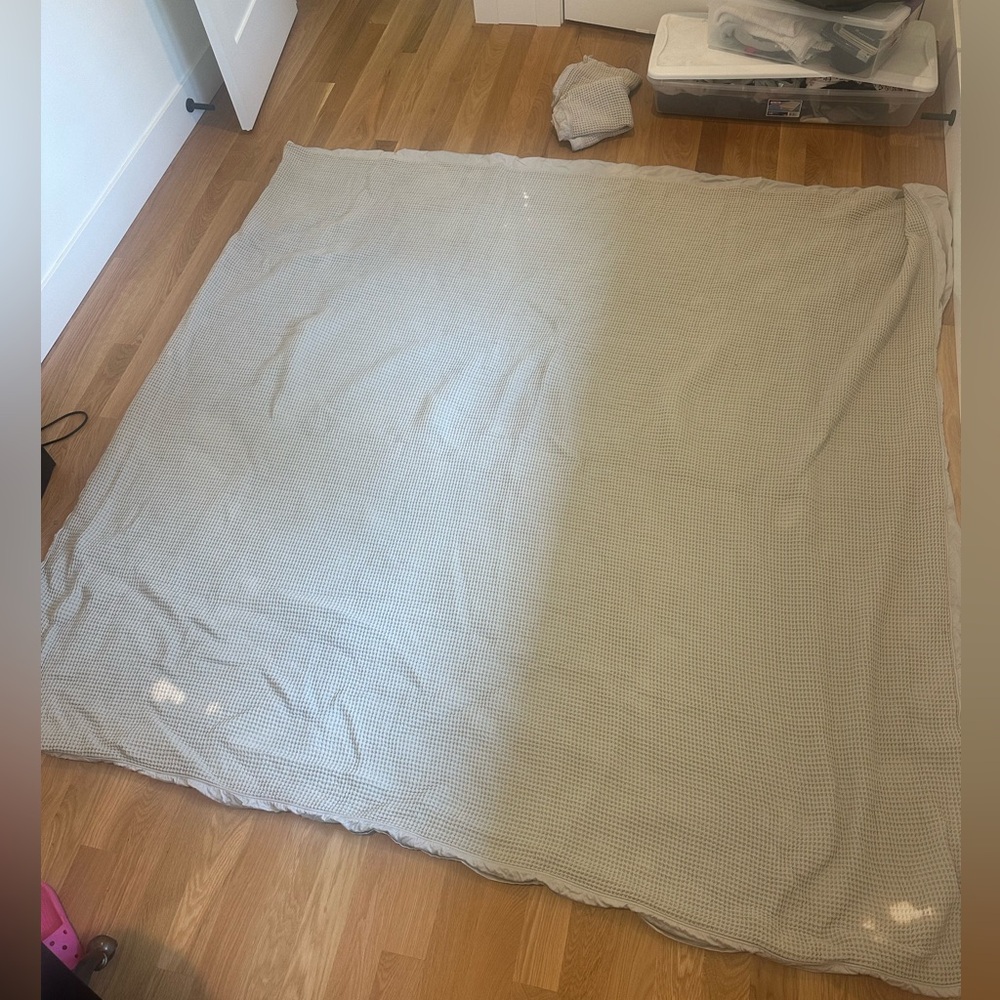 Boll & Branch Waffle Duvet and Shams